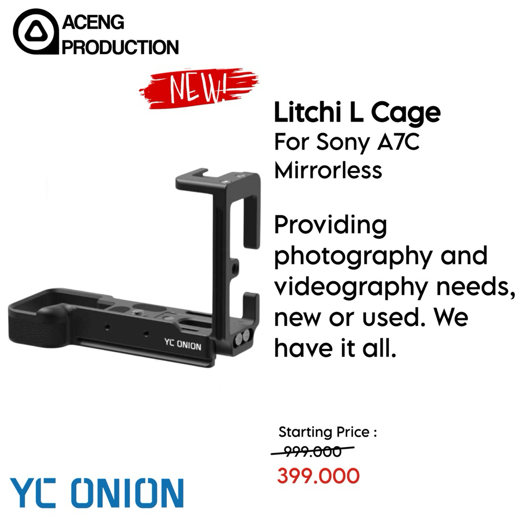 YC ONION Litchi L-Cage สําหรับ Sony A7C