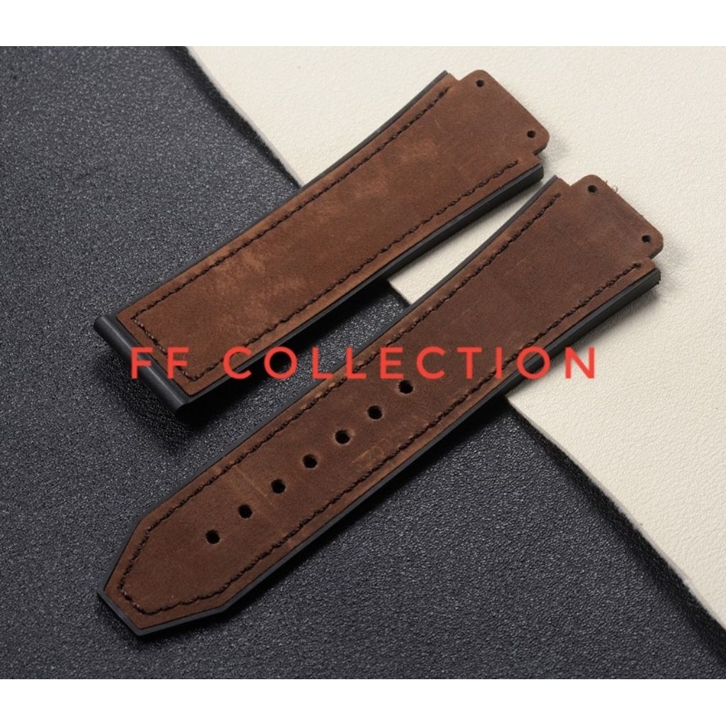 DAF Strap Hublot สายนาฬิกาหนังธรรมดา Hublot สายนาฬิกา Geneva Velvet Hublot Geneve สายนาฬิกา