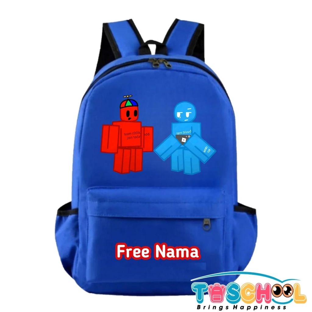 COOLKID BLUDUDUD BHDUDE FORSAKEN ROBLOX CHILDRENS BACKPACK ฟรีชื่อ