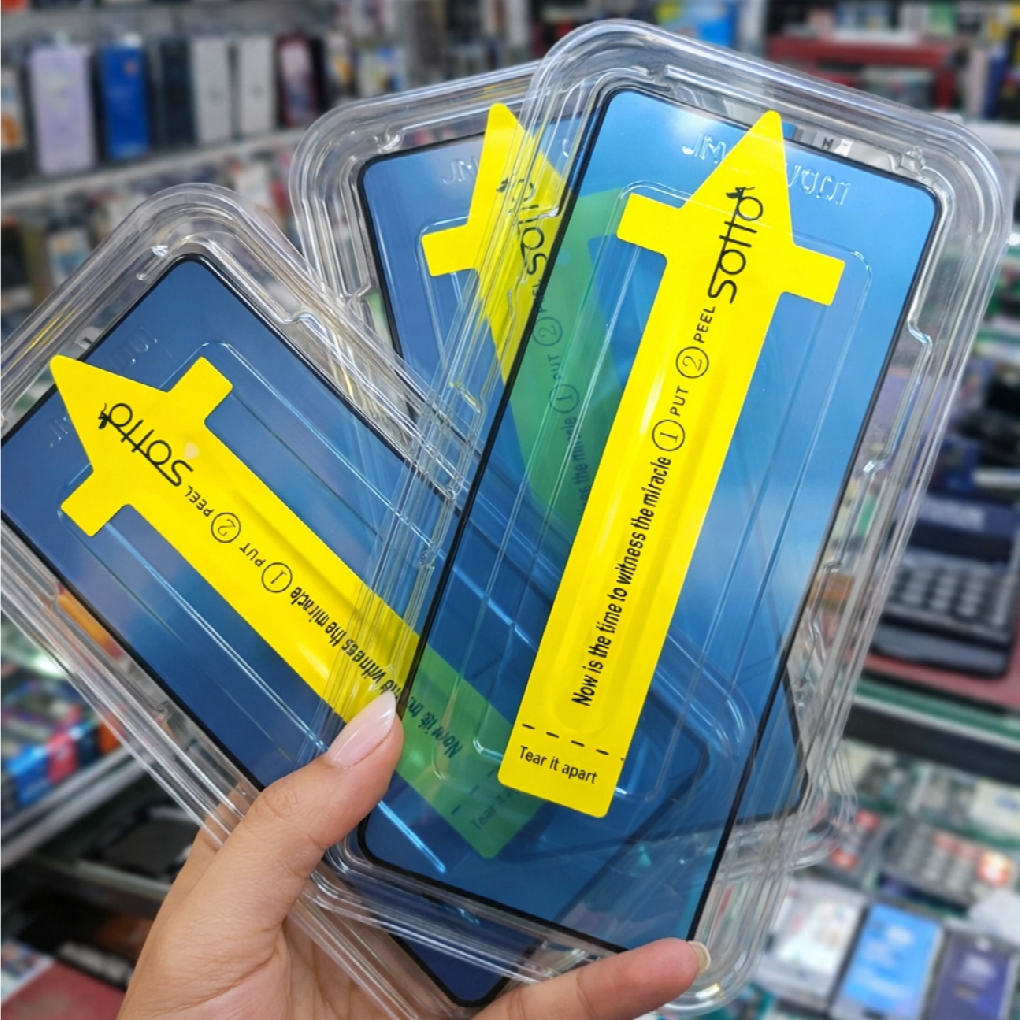 [MIN.5] กระจกนิรภัย Super Fit สําหรับ REALME 5 5i C11 C12 C15 C20 C21 C21Y C25 C25Y C3 C30 C31 C33 C