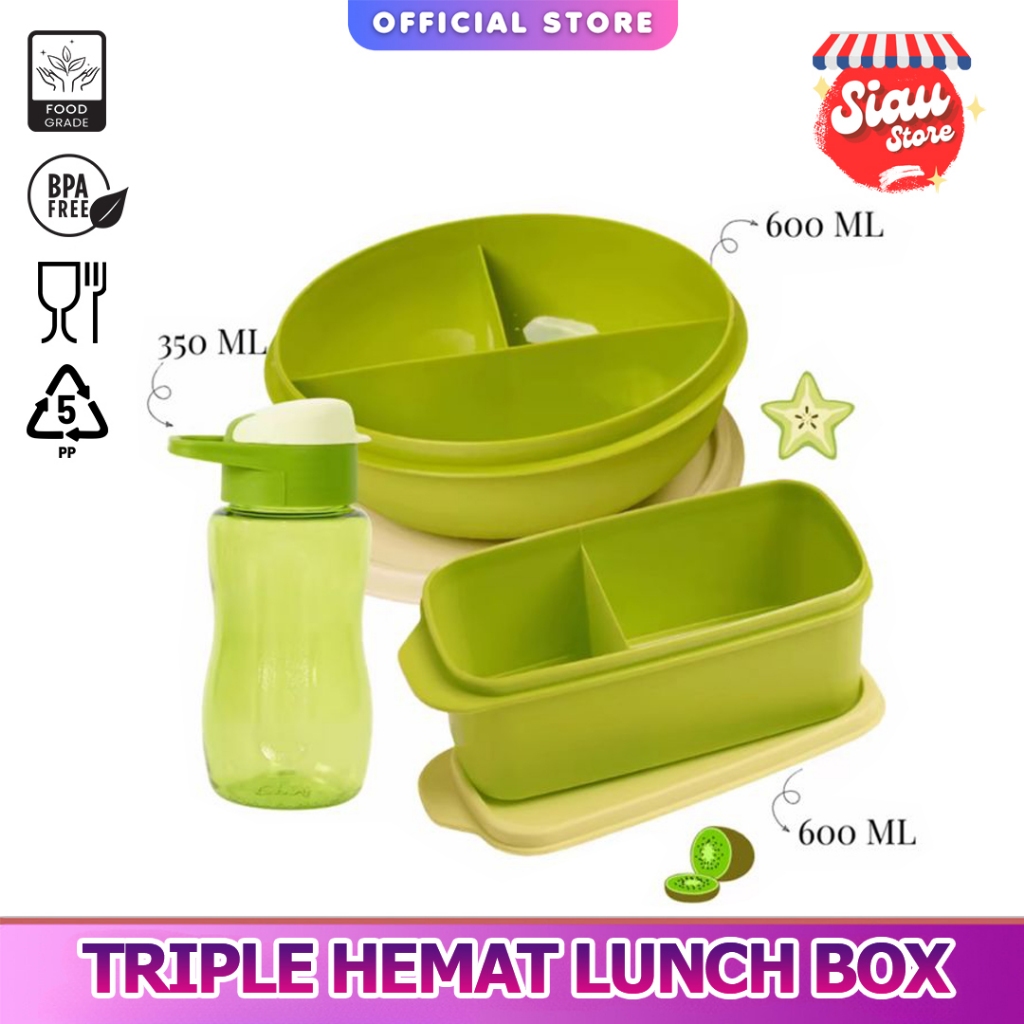 SIAU STORE TRIPLE SAVING LUNCH PACKAGE (DAICHI,MARVEL,MIA)ปลอดสารบีพีเอ