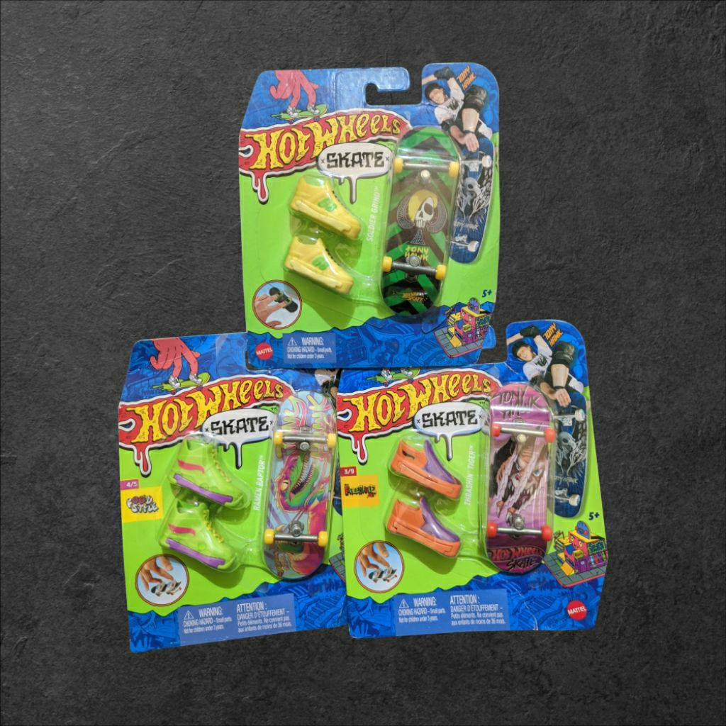 Hot Wheels Skate Tony Hawk Fingerboard Single Set