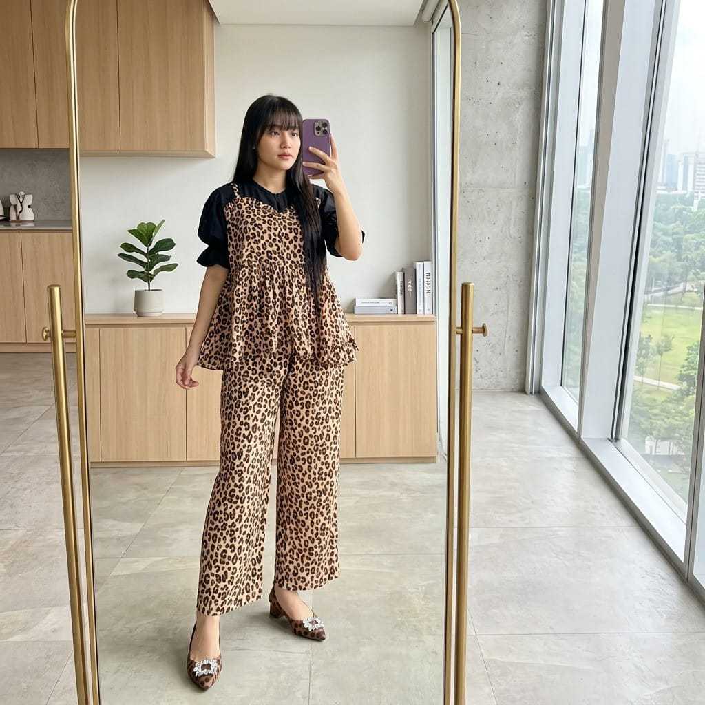 ALISA SHORT SLEEVE RAYON SET LD 110 // ONE SET RAYON MOTIF // LATEST WOMENS SET MUSLIM FASHION // LA