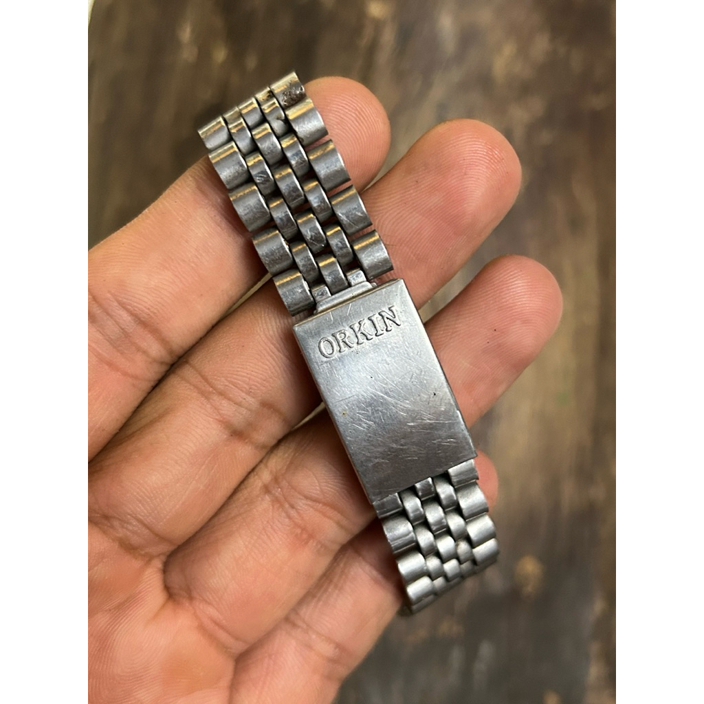 Orkin Watch Strap - Stainless Steel Silver - สายนาฬิกาวินเทจวินเทจ พรีเลิฟ
