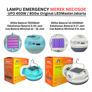 lampu led emergency ufo 400w & 800w /solar panel led/ lampu emergency gantung ASLI LEDMASTER