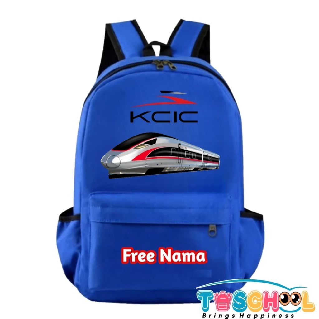 กระเป๋าเป้ KAI INDONESIAN TRAIN KILDRENS KPIC FAST TRAIN ฟรีชื่อ