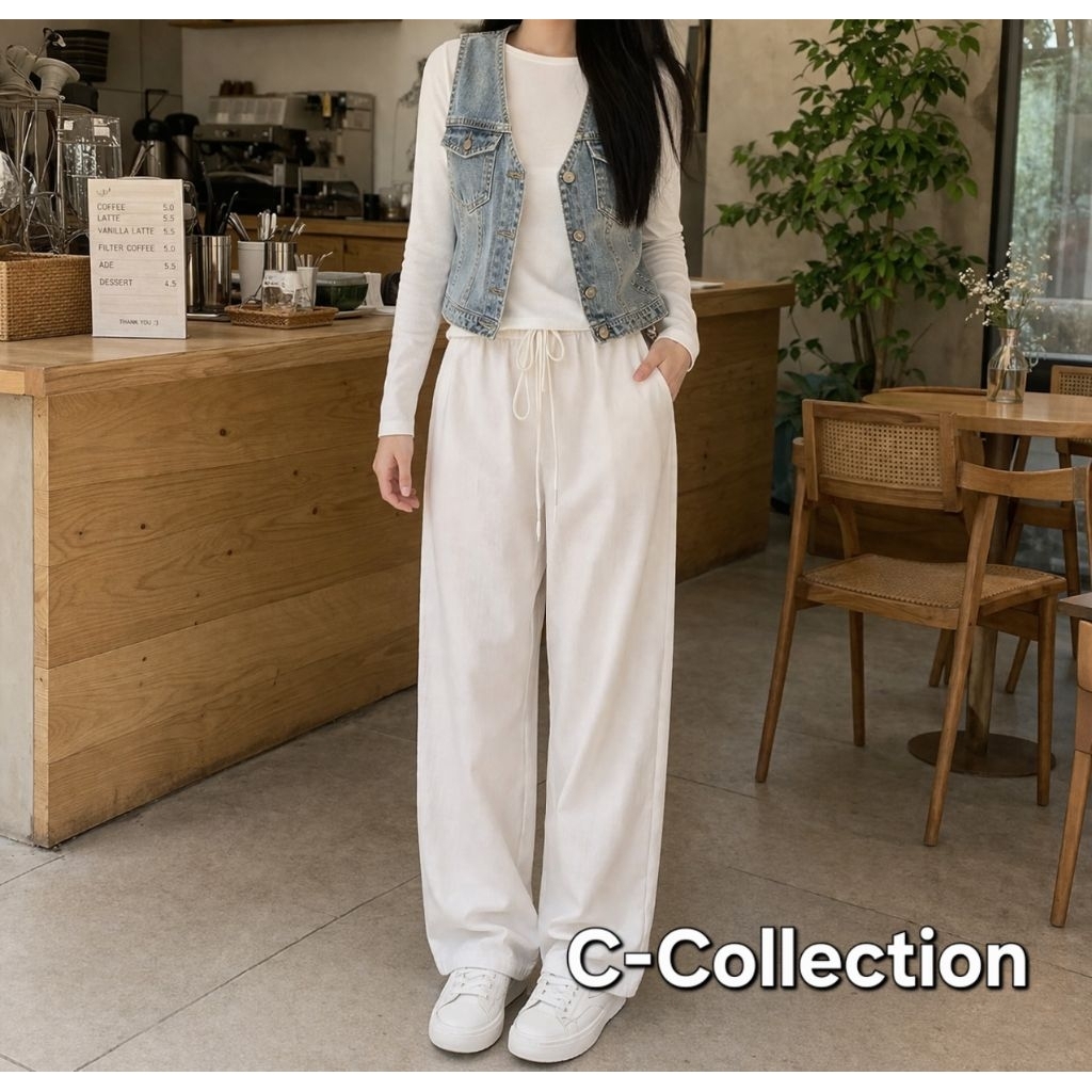 YUJU PREMIUM LINEN PANTS/LATEST MODEL LINEN PANTS/LONG LINEN PANTS