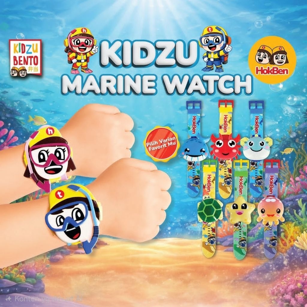 สินค้า Hoka-Hoka Bento Kidzu Marine Watch