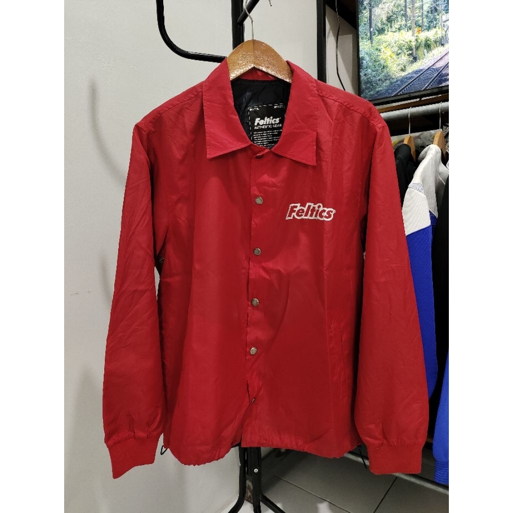 Coach Jacket Feltics Red Original