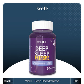 Well+ Deep Sleep Extreme 60 Gummies Anti Stress Tidur Lelap Relaks Natural Ashwagandha Magnesium