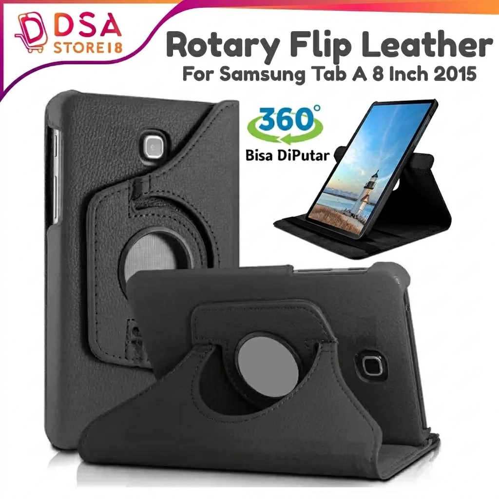 เคส Samsung Tab A8 2015 / Samsung Tab A 8.0 SM-T350 T351 T355 P350 P355 ฝาครอบโรตารี 360° ยืนหนังยืน