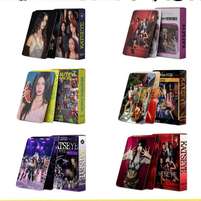 55 ชิ้น PHOTO CARD การ์ด LOMO PC COLLECTION IDOL GIRL BAND KOREA K POP KATSEYE