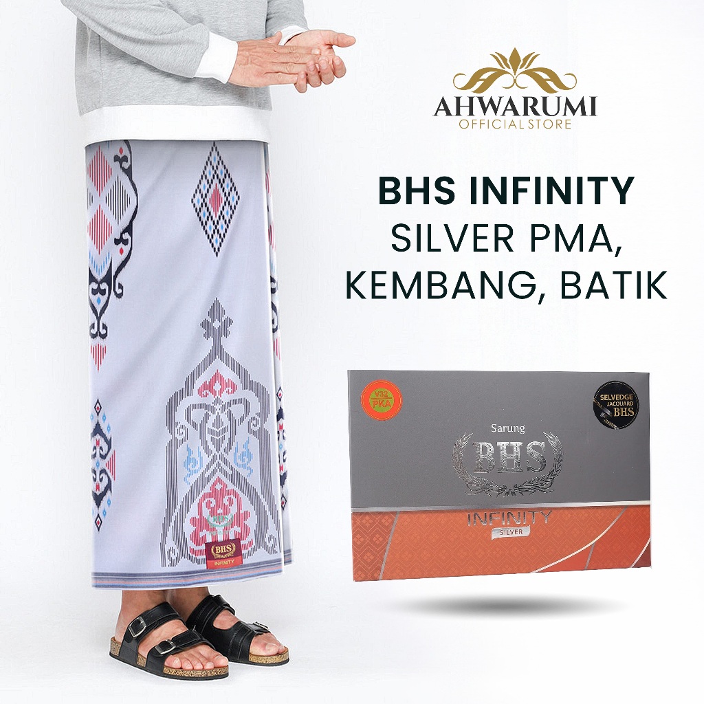 Ahwarumi - BHS Silver Infinity Selvedge Sarong
