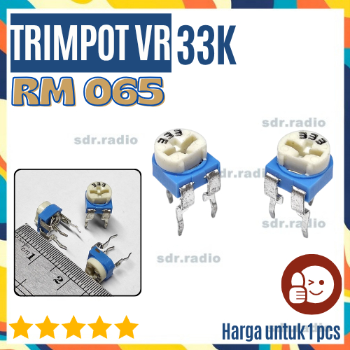 RM 065 30k VR RM065-303 30K Ohm Variable Resistor Trimpot Potentiometer RM-065 Trimpot 30k 30 กิโล 3