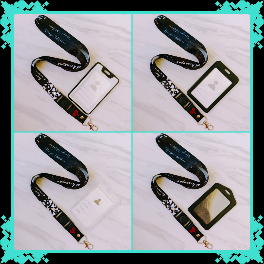 GANTUNGAN Lanyard ID Card Holder Coffee Memories & Frame, Holder, ID Card Holder