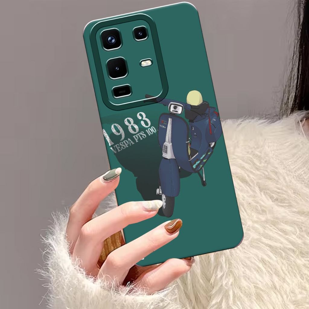 HP (05) เคสโทรศัพท์สําหรับ Infinix Note 50 50s 50x 60 30 Pro Vespa Motif เคสซิลิโคนอ่อนนุ่มป้องกันกล