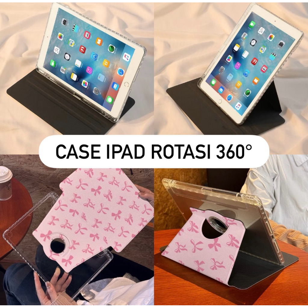 เคส iPad การหมุนสําหรับ iPad gen 10/11 ปลอกแท็บเล็ต แท็บเล็ต แท็บเล็ตป้องกันพร้อมช่องเสียบปากกา