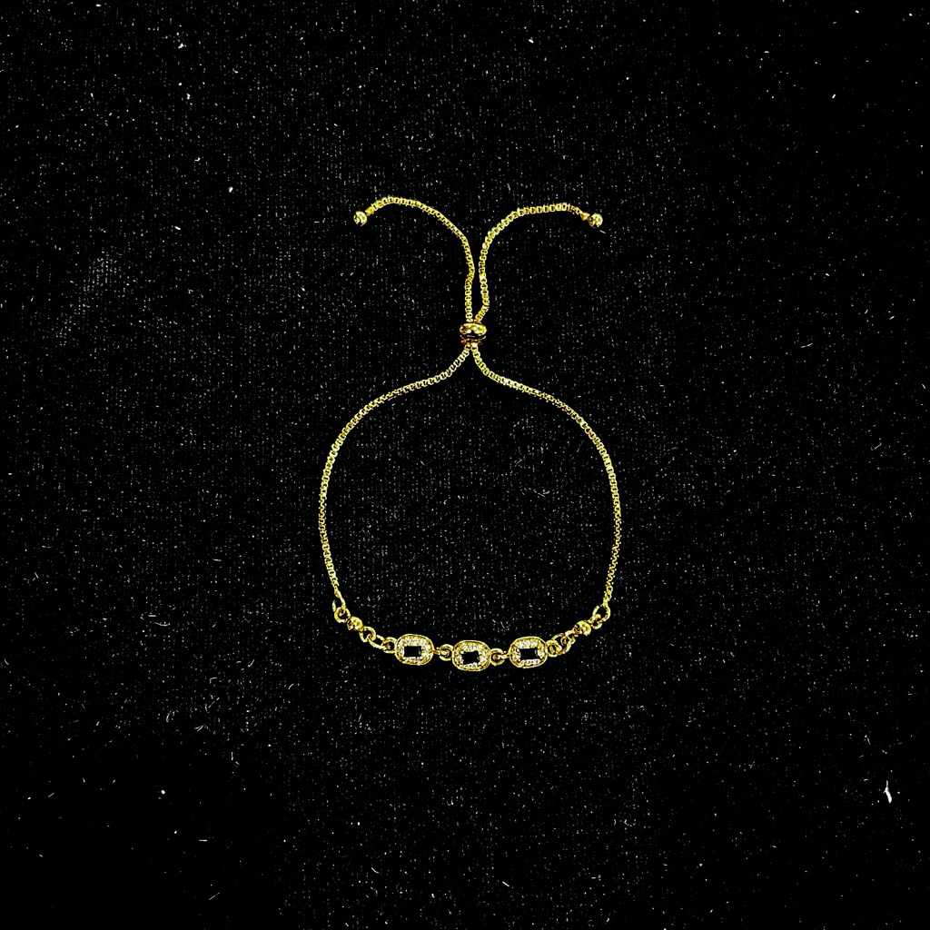 Paseris - Ether Womens Gold Plated Drawstring Bracelet
