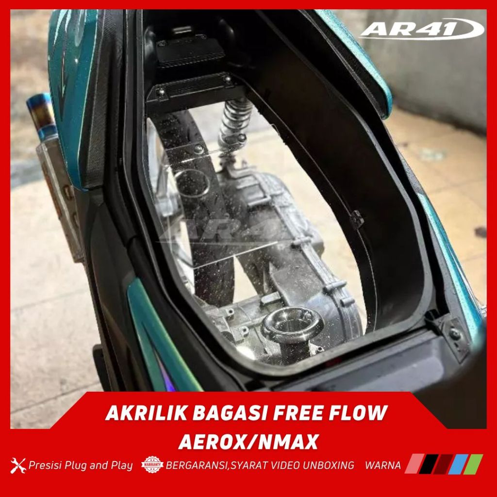 ACRYLIC LUGGAGE AEROX ฟรี FLOW FULL COAK PNP JUST INSTALL AEROX ใหม่และ OLD CAN BE THICK AR41