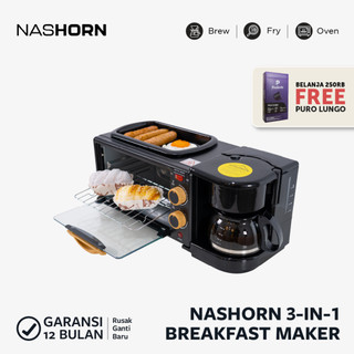 B Coffee Co. X NASHORN 3-in-1 Breakfast Coffee Maker