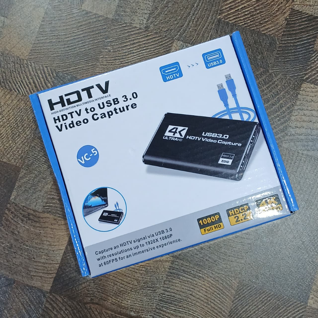 EZCAP HDMI CAPTURE VC-5 พร้อมไมโครโฟน R/L LOOP