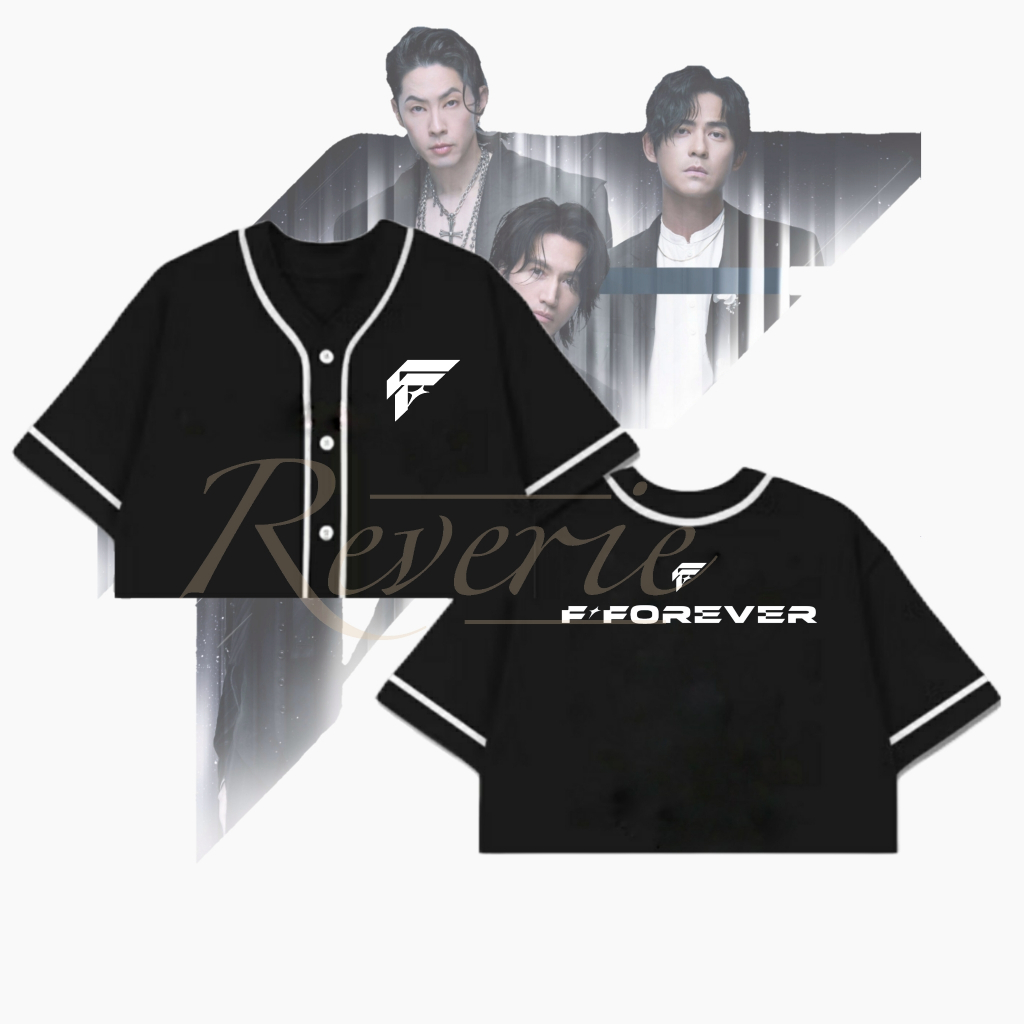 FFOREVER FF BASEBALL SHIRT DRYFIT JERSEY CONCERT OUTFIT F4 CROP YANTOP VANNESS WU VISIN JERRY MANDAR