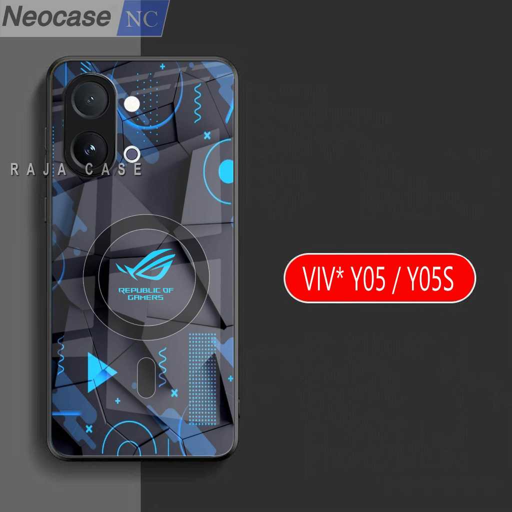 SoftCase Glass Kaca VIVO Y05 / Y05S - Casing HPVIVO Y05 / Y05S Case HP Y05 - N106