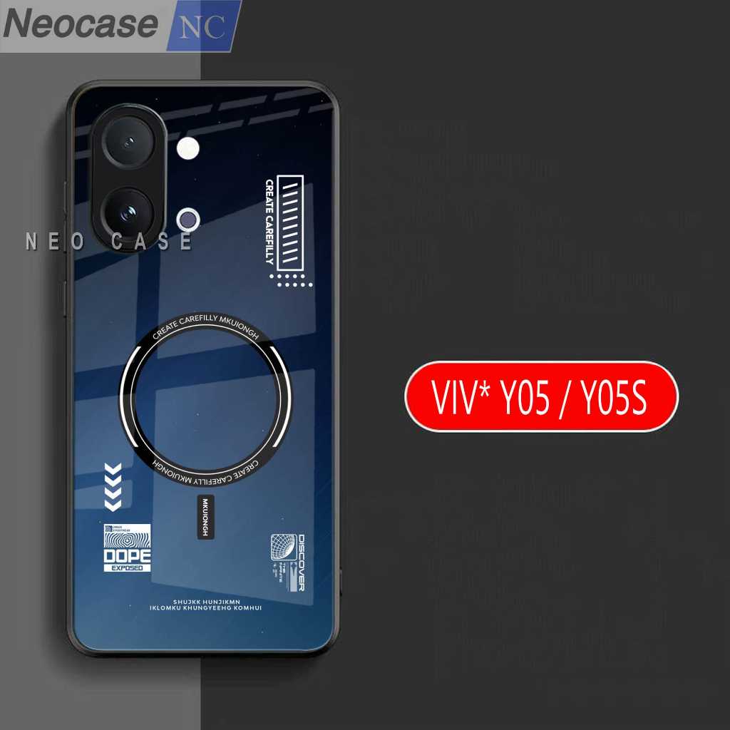 SoftCase Glass Kaca VIVO Y05 / Y05S - Casing HPVIVO Y05 / Y05S Case HP Y05 - N207