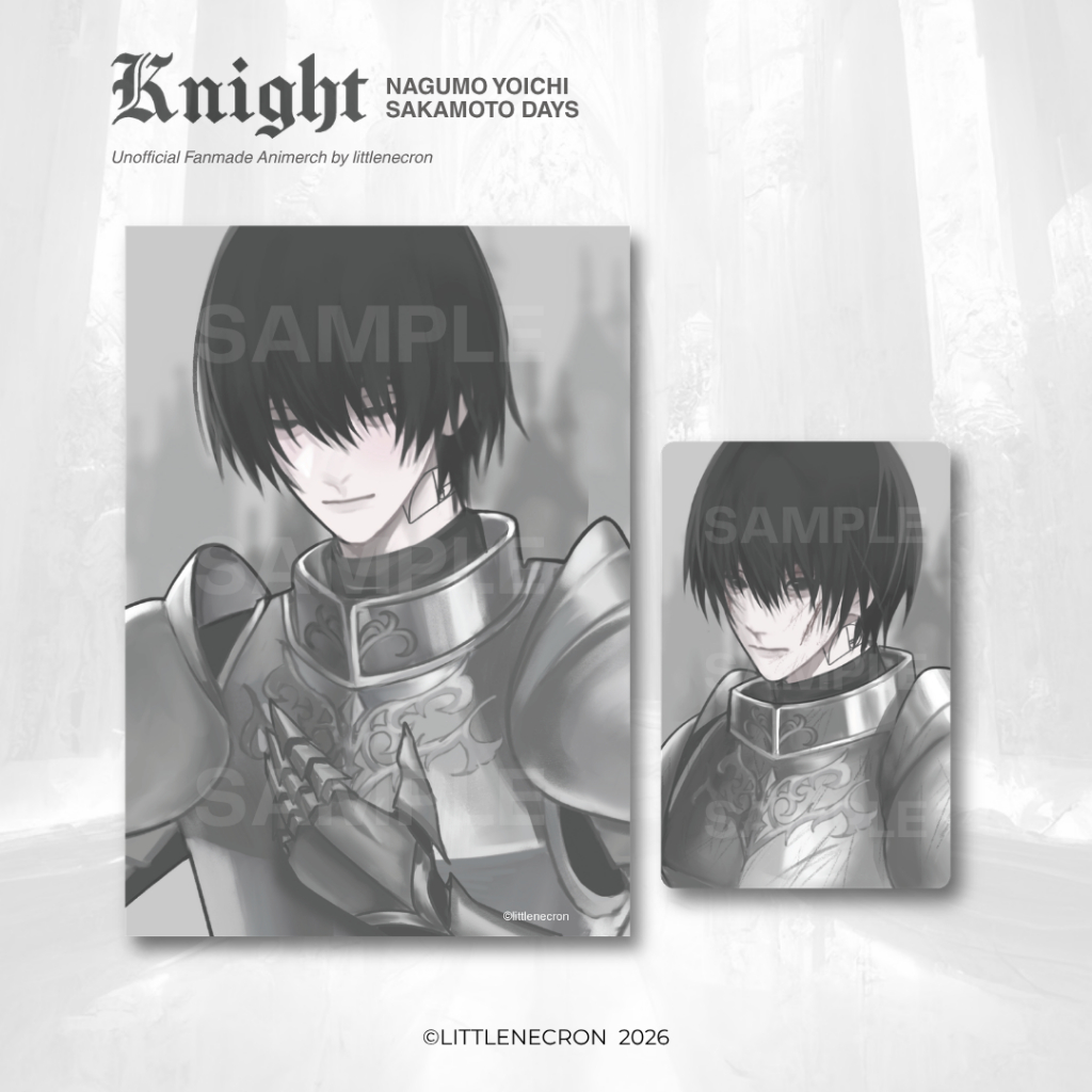 [littlenecron] KNIGHT - Nagumo Yoichi ver. / โฟโต้การ์ด & อาร์ตปริ้นท์
