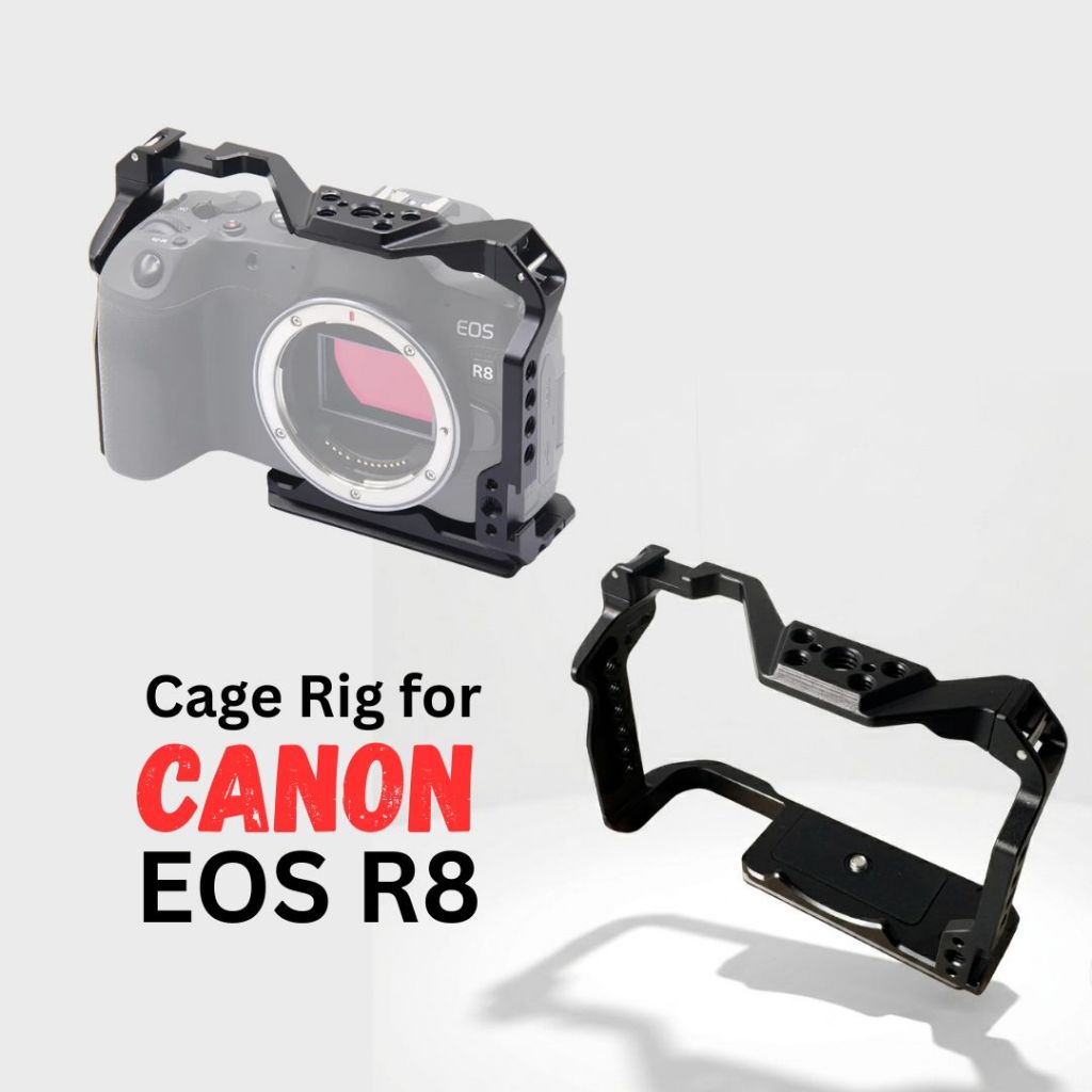 กรง Rig Canon Eos R8 Metal Bracket Handle Grip Housing