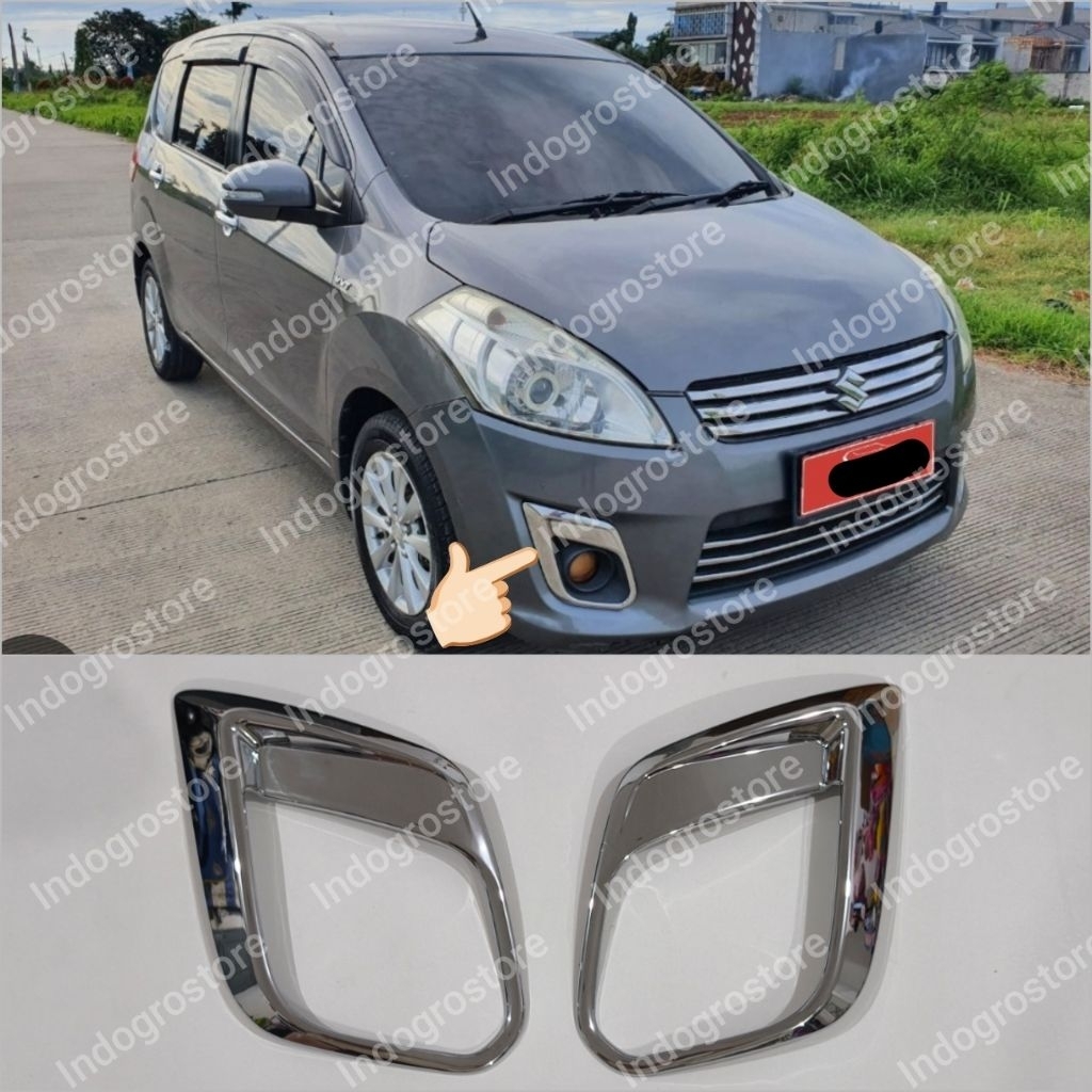 Garnish Cover Ring Foglamp สําหรับ Old Ertiga 2012 2013 2014 2015