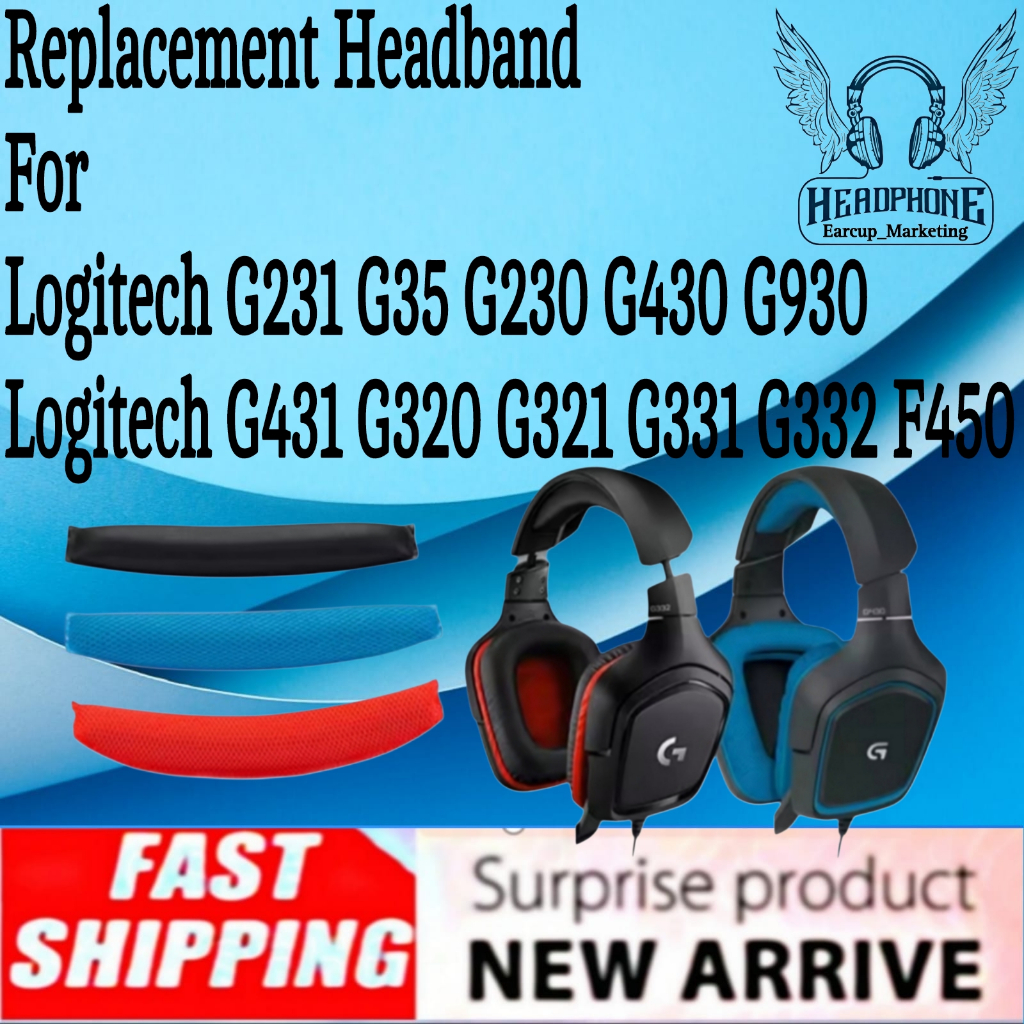 แผ่นรองคาดศีรษะหูฟังสํารอง Logitech G431 - Logitech G331 - Logitech G231 - Logitech G230 - Logitech 
