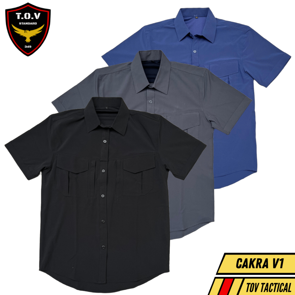 KEMEJA CAKRA V1 Short Sleeve Tactical Shirt โดย TOV Standard
