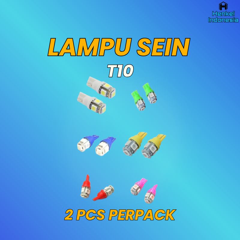 MATA ไฟเลี้ยว - 2 ชิ้น T10 ไฟเลี้ยว - ไฟเลี้ยว LED 5 ตาสําหรับรถจักรยานยนต์