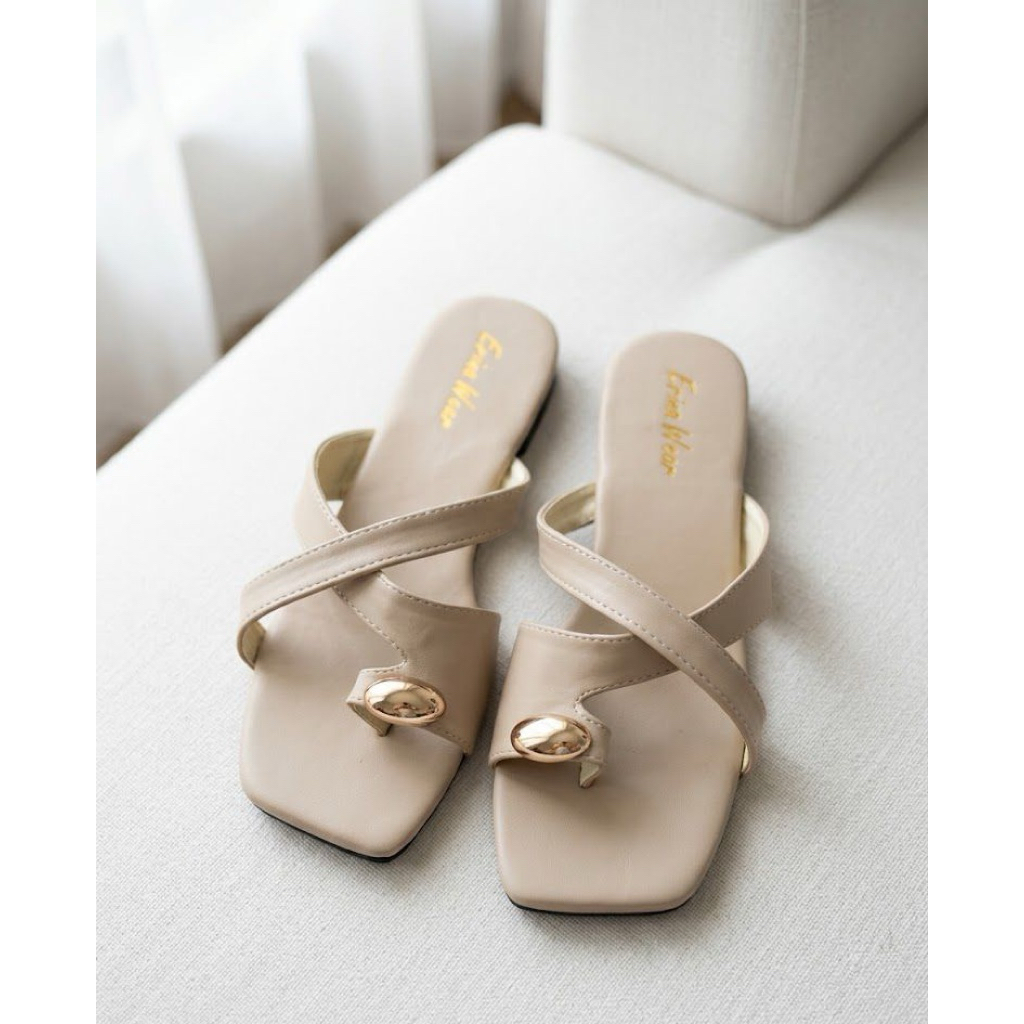 FLAT SANDALS // PREMIUM FLAT SANDALS By ErinaWear // Erina 27E//แหวน 5