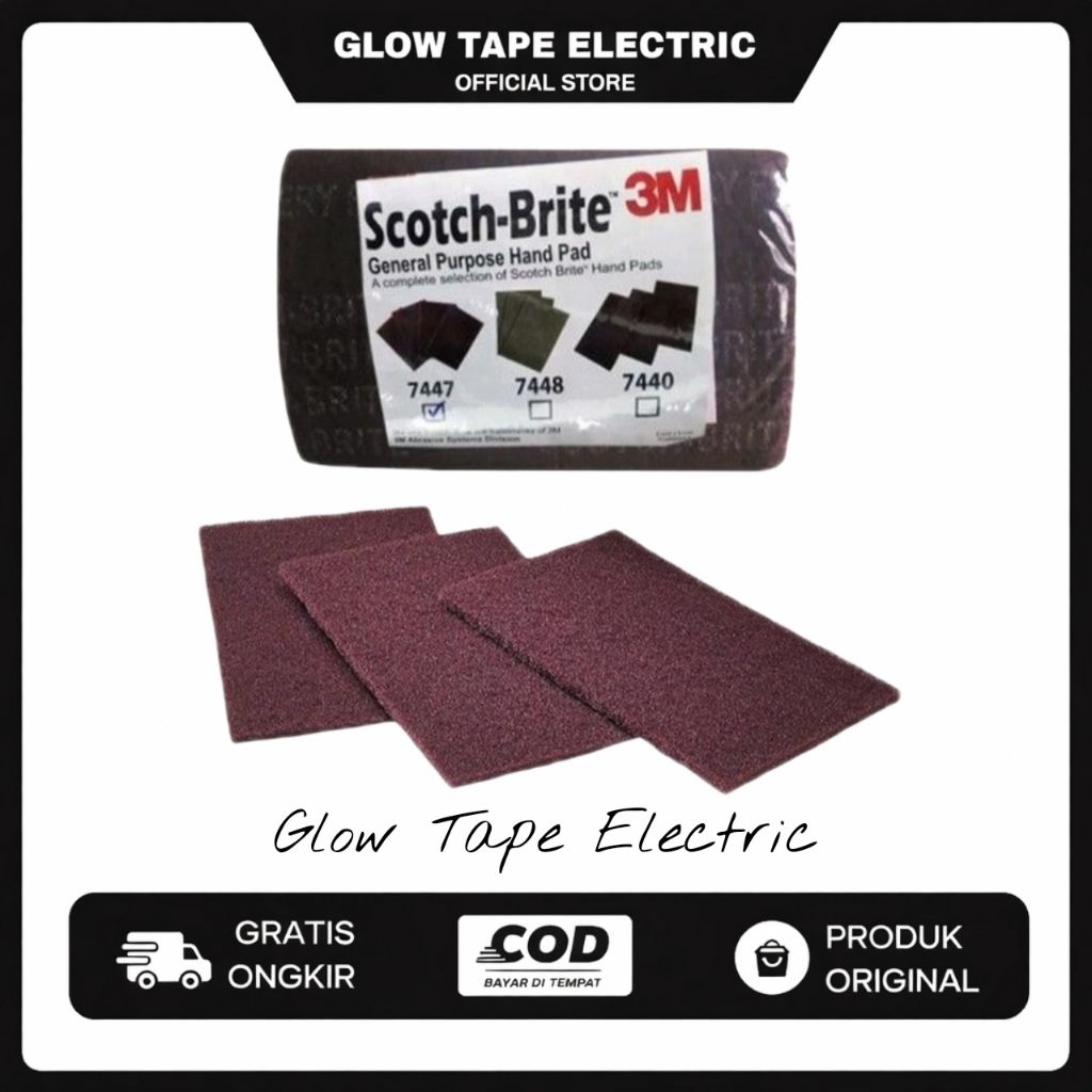 Scoth Brite 7447/schoth Brite 3 ม. 7447