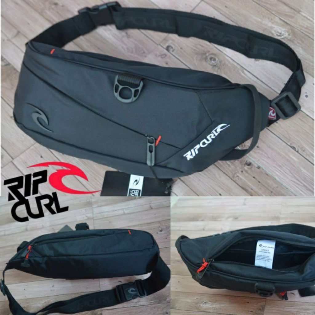 RIPCURL WAIST BAG RIP CURL SLING BAG WAIST BAG PREMIUM SLINGBAG IRON LOGO