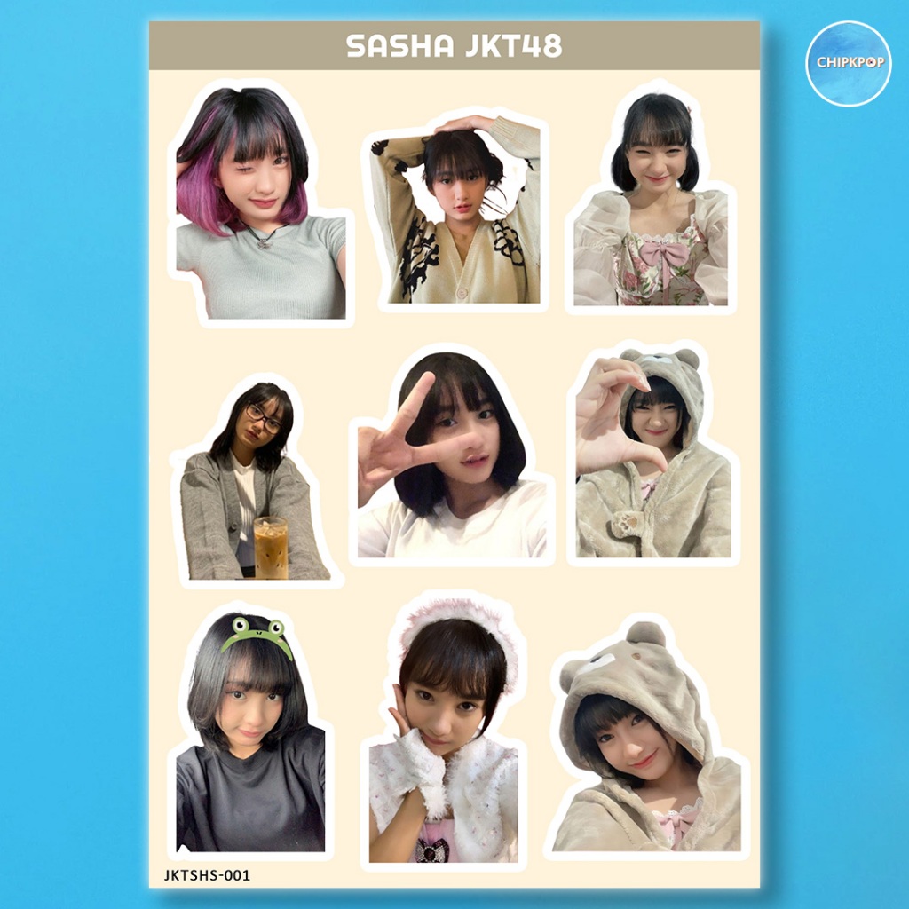 SASHA JKT 48 สติ๊กเกอร์ I JKT 48 สติ๊กเกอร์ I JKT 48 ใหม่ ERA I SASHA JKT48 สติ๊กเกอร์ I JKT48 HOLOG