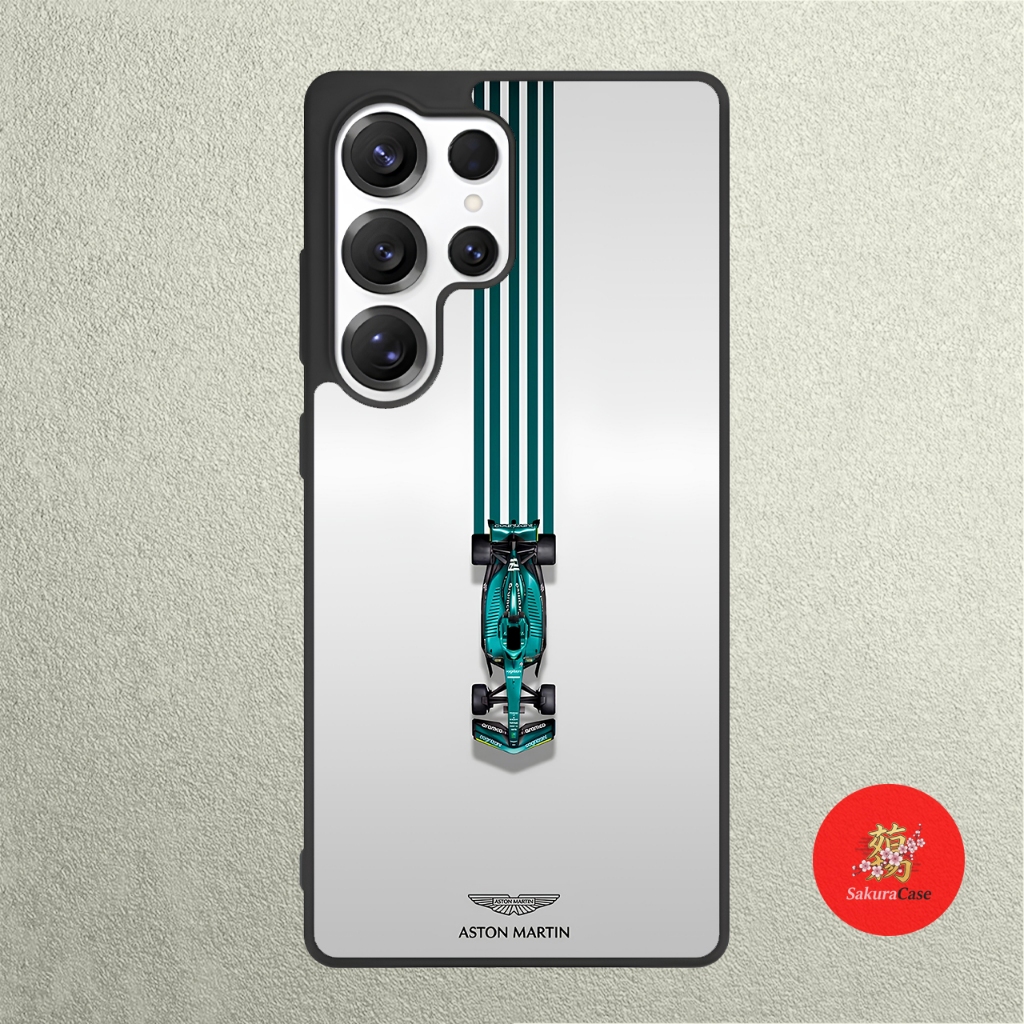 เคส Samsung S25 S24 S23 S22 S21 S20 S10 S9 Ultra Plus Fe Edge Rubber Softcase Aston Martin F1