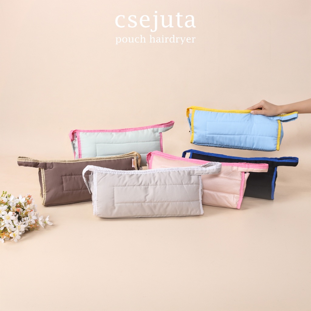 Csejuta - Haru - Hairdryer Pouch - Puffy Pouch - Hair Straightener Bag - Hair Straightener - Hair ca