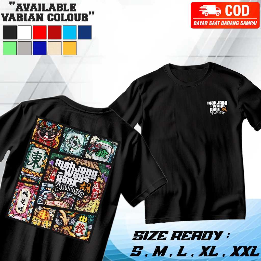 Mahjong Ways Gank Indonesia GTA Style T-Shirt - Mahyong Majong PG Soft Packoy Maxwin Pragmatic Onlin