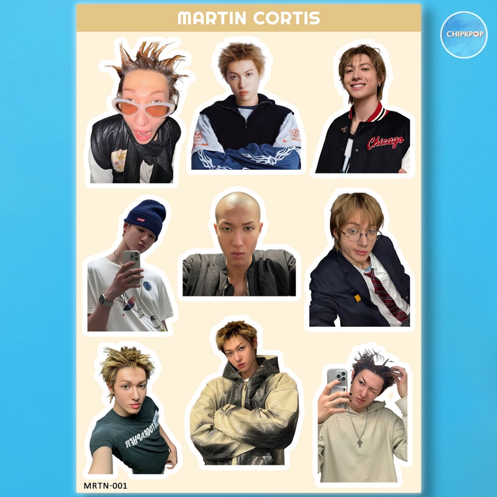 สติ๊กเกอร์ MARTIN CORTIS I MARTIN CORTIS I CORTIS KPOP I สติ๊กเกอร์ KPOP I สติ๊กเกอร์ CORTIS I สติ๊ก