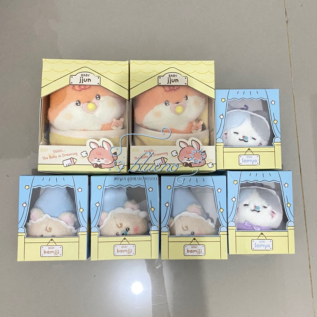 [READY] BABY DREAMIEZ JJUN LEMYO BAMJJI FOREST PLUSH KEYRING RENJUN JISUNG CHENLE NCT DREAM LINE FRI