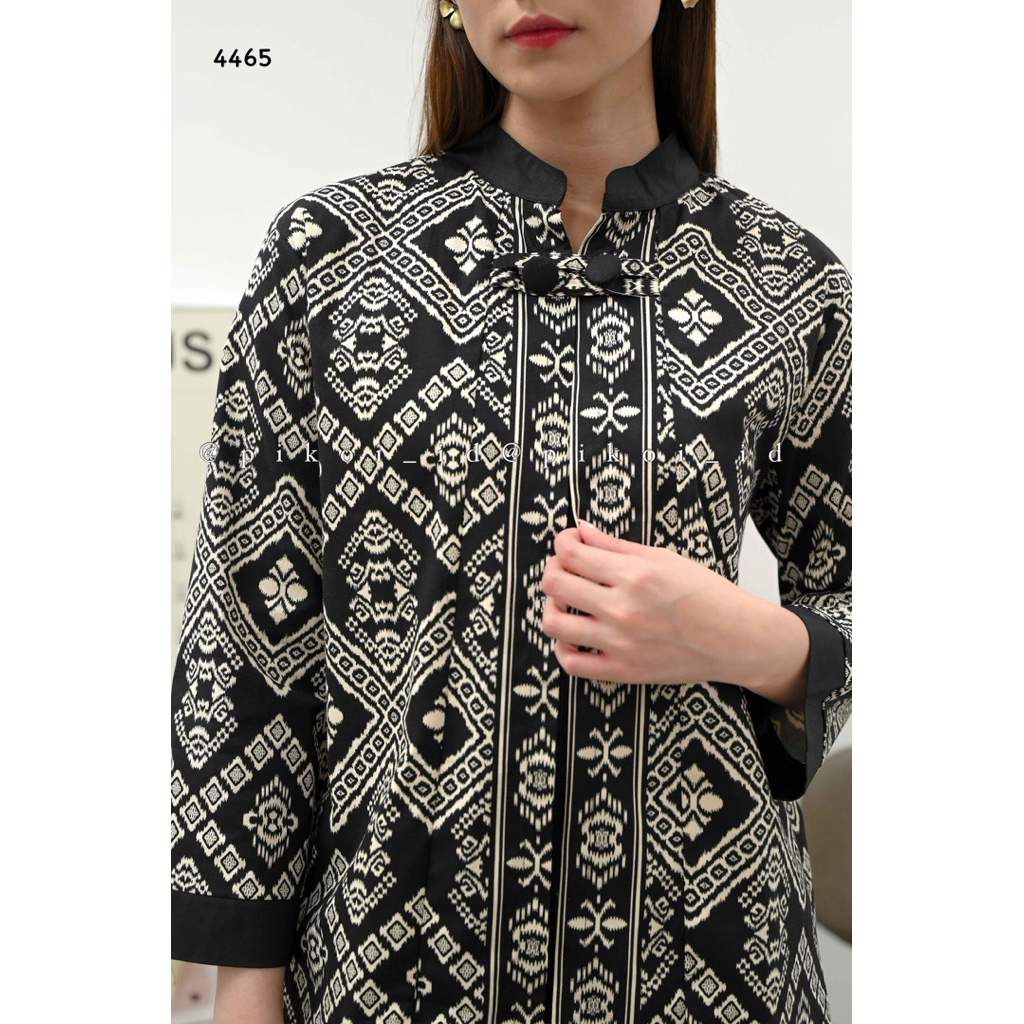 พิโคอิid | เสื้อบาติกสตรีแขนบอลลูน / รูปที่ 5
