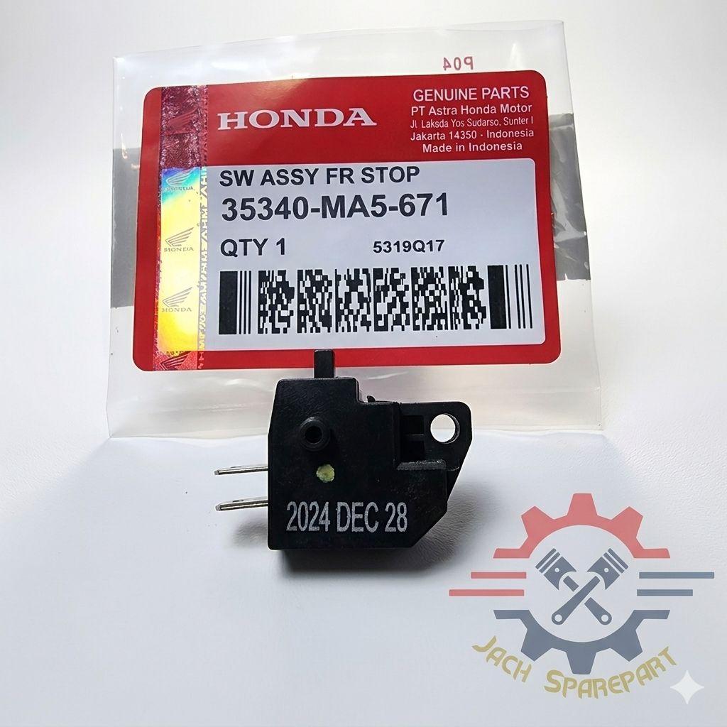 ขายส่ง 10 ชิ้น สวิตช์เบรคหน้า Honda CBR 150 250 Beat Vario Scoopy Supra X 125 Karisma 35340-MA5-671