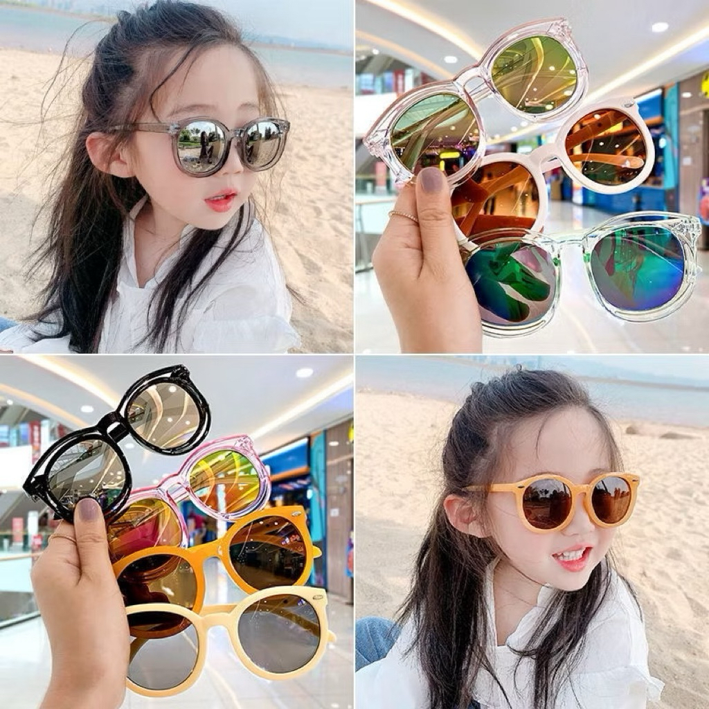 [MADANI] FASHION GLASSES FOR BOYS & GIRLS TRENDY CHILDRENS GLASSES ANTI-UV ROUND CHILDRENS GLASSES