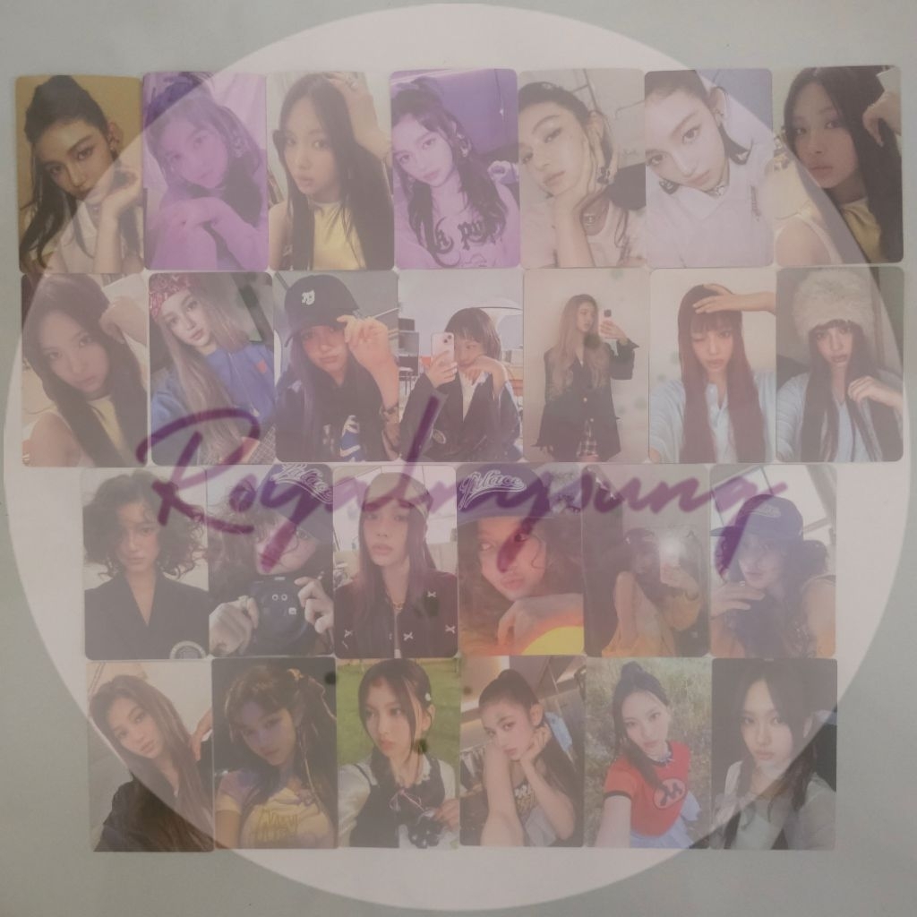 Photocard PC NJ NewJeans Minji Hanni Danielle Hyein