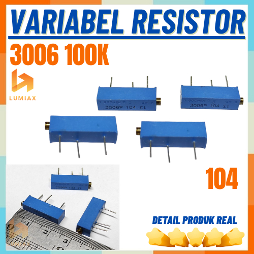 VR Variable Resistor Trimpot 3006p 3006 100K