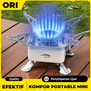 Kompor Camping Gas Alat Masak Lipat Kovar Mini Outdoor Nesting Stove Safety 003-5