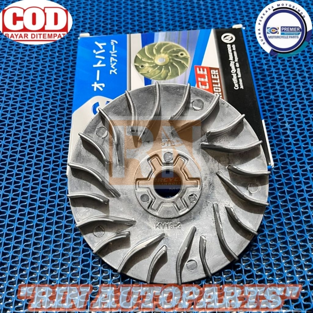 ด้านหน้า PULLY FAN ROLLER HOUSING MIO SPORTY SMILE SOUL ORIGINAL KC BRAND